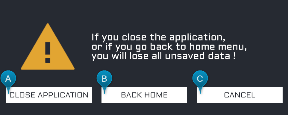bouton application